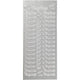 Stickers, bryllup, vel 10x23 cm, zilver, 1 vel