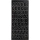 Stickers, grote hoofdletters, vel 10x23 cm, zwart, 1 vel