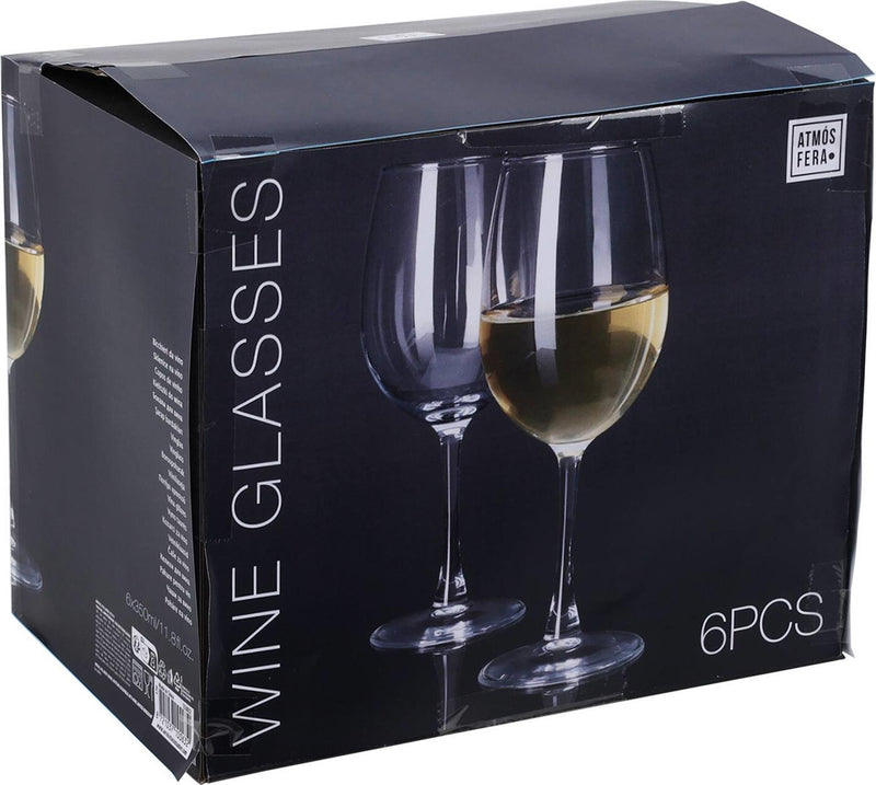 Load image into Gallery viewer, Atmos fera wijnglazenset witte wijn 6-delig 350ml ã˜6xh20,5cm
