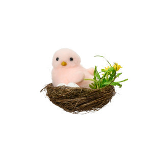 Kuiken in nest foam 4 assorti pasen | 24 stuks