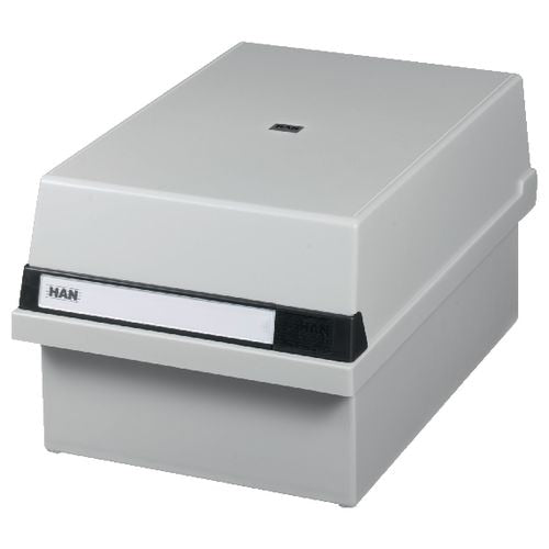 Han kaartenbak a5 23,5 x 36 x 19 cm lichtgrijs voor 1300 visitekaartjes