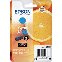 Inktcartridge epson c13t33624012 cyaan