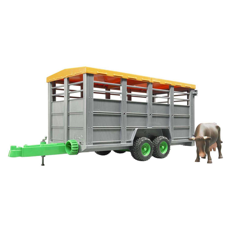 Load image into Gallery viewer, Bruder veetransportwagen met koe 1:16
