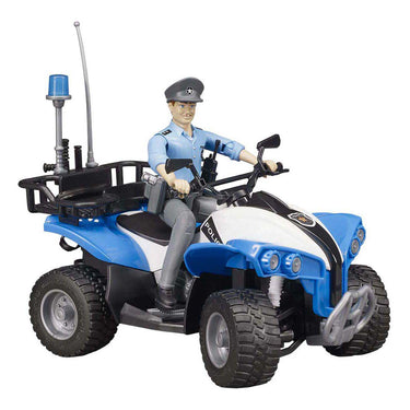 Bruder politie-quad met politievrouw en ausst.