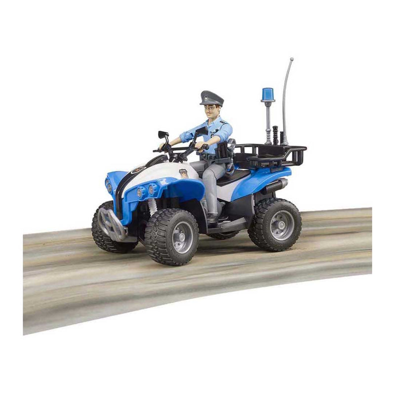 Load image into Gallery viewer, Bruder politie quad met politieagent
