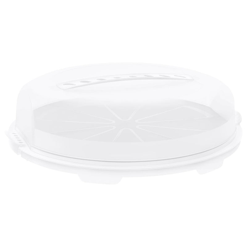Load image into Gallery viewer, Rotho fresh taartdoos 35.5 cm wit transparant
