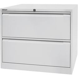 Archiefkast bisley df2645 lichtgrijs 2 lades