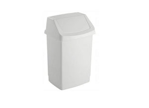 Curver vuilnisbak ”click-it” 25l, plastic, wit, 32,5 x 26,5 x 50,5 cm