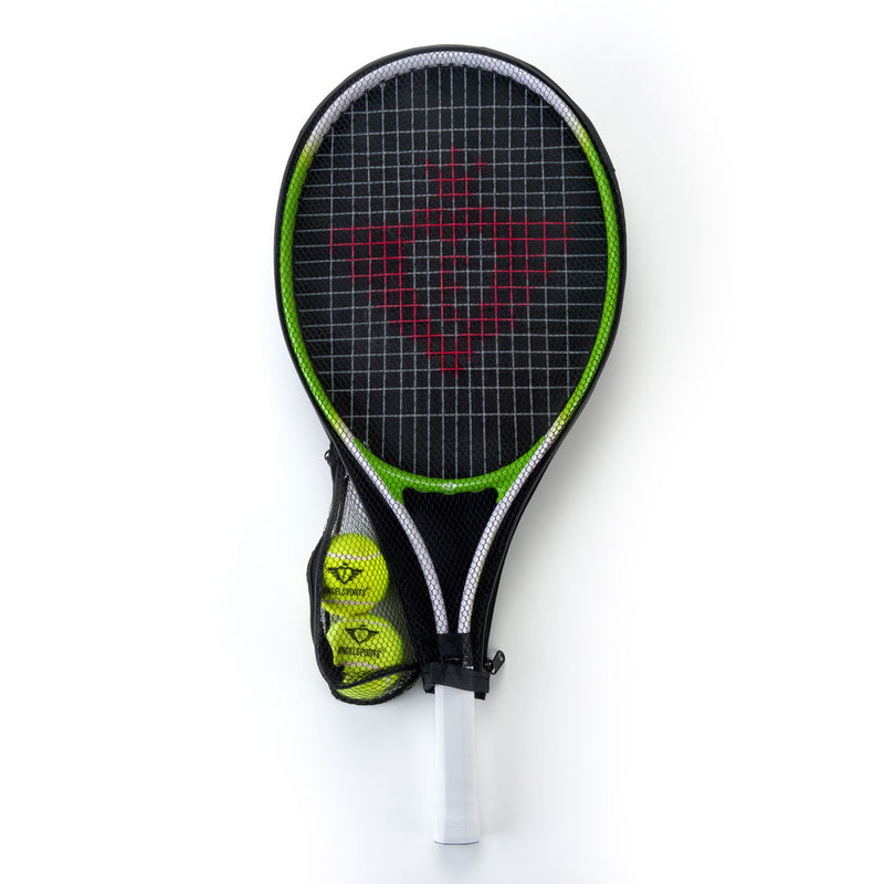 Load image into Gallery viewer, Tennisracket met hoes en 2 ballen - groen
