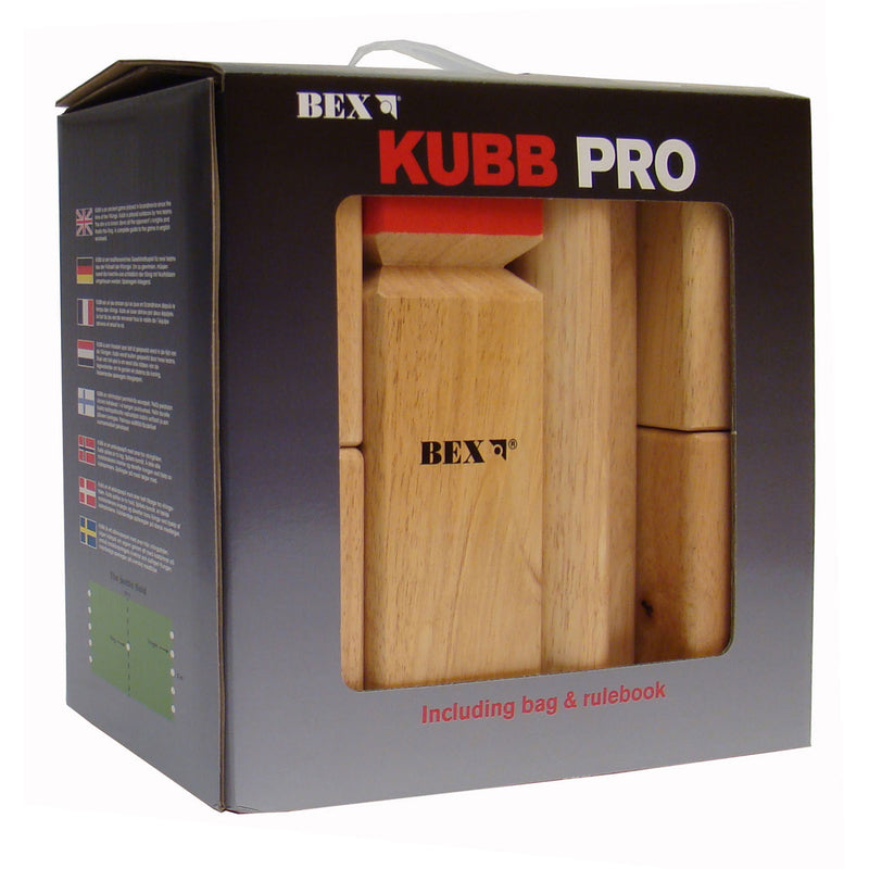 Load image into Gallery viewer, Kubb pro rubberhout met rode koning
