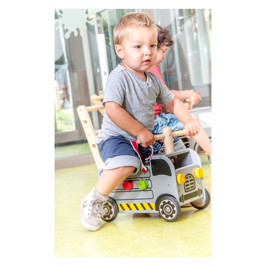 I'm toy loop- en duwwagen constructie