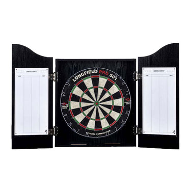 Engelhart houten cabinet met sisal dartbord incl. dartset