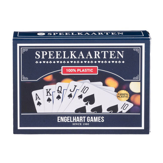 Load image into Gallery viewer, Longfield speelkaarten 100% plastic, 2 sets in kunststof doos poker bridge
