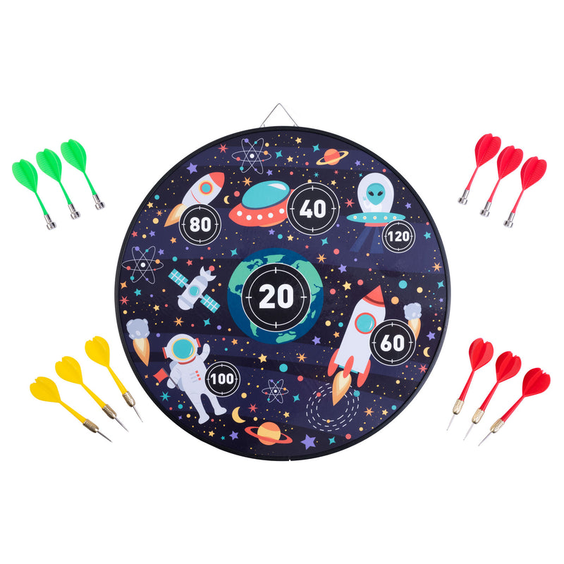 Load image into Gallery viewer, Engelhart magnetisch dartbord dubbelzijdig - ruimte
