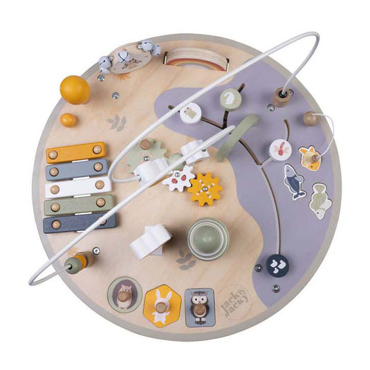 Houten activiteiten speeltafel jack jacky