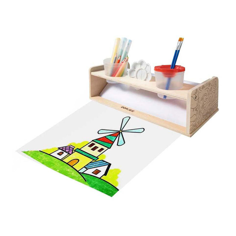 Load image into Gallery viewer, Dorjee papierrolhouder hout
