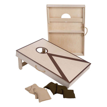 Engelhart cornhole – dubbel set – 90 x 60 cm – pine birchwood – inclusief 2 x 4 zakjes en draagtas – outdoor cornhole spel voor gezellig en competitief spel –