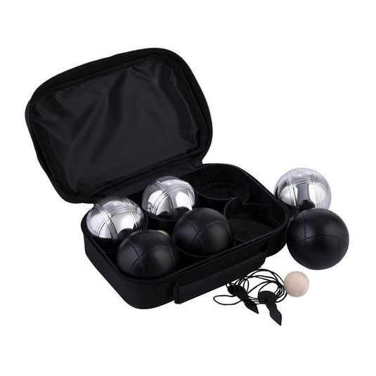 Jeu de boules set in tas
