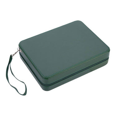 Backgammon reisspel met rits - groen