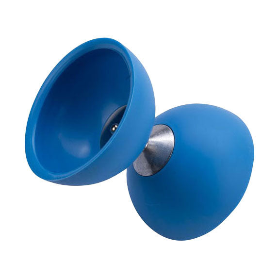 Load image into Gallery viewer, Engelhart diabolo van rubber met metalen stokjes - blauw
