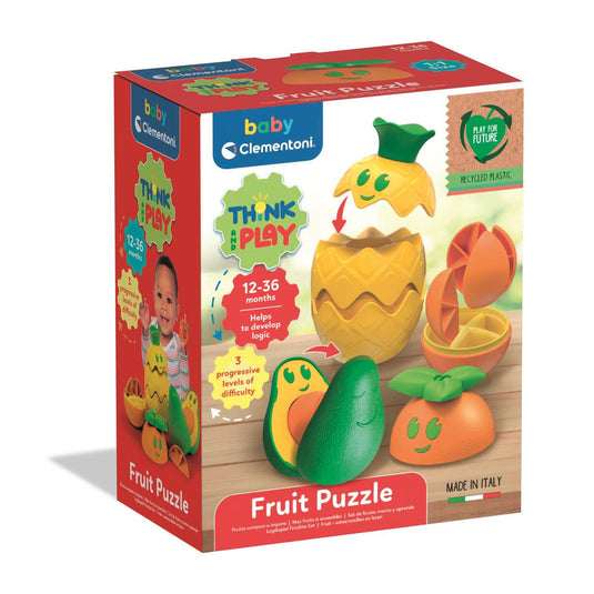 Clementoni baby stapel fruit, 12dlg.