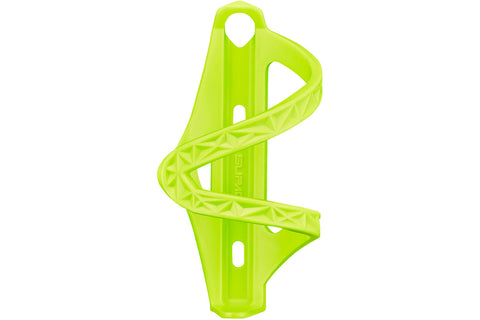 Bottle cage side swipe cage neon yellow left