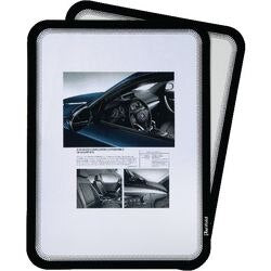 Documenthouder djois tview magneto a4 zwart pak 2 stuks