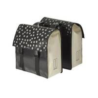 Basil Urban Load - double bicycle bag - 48-53 liters - black with reflective dots