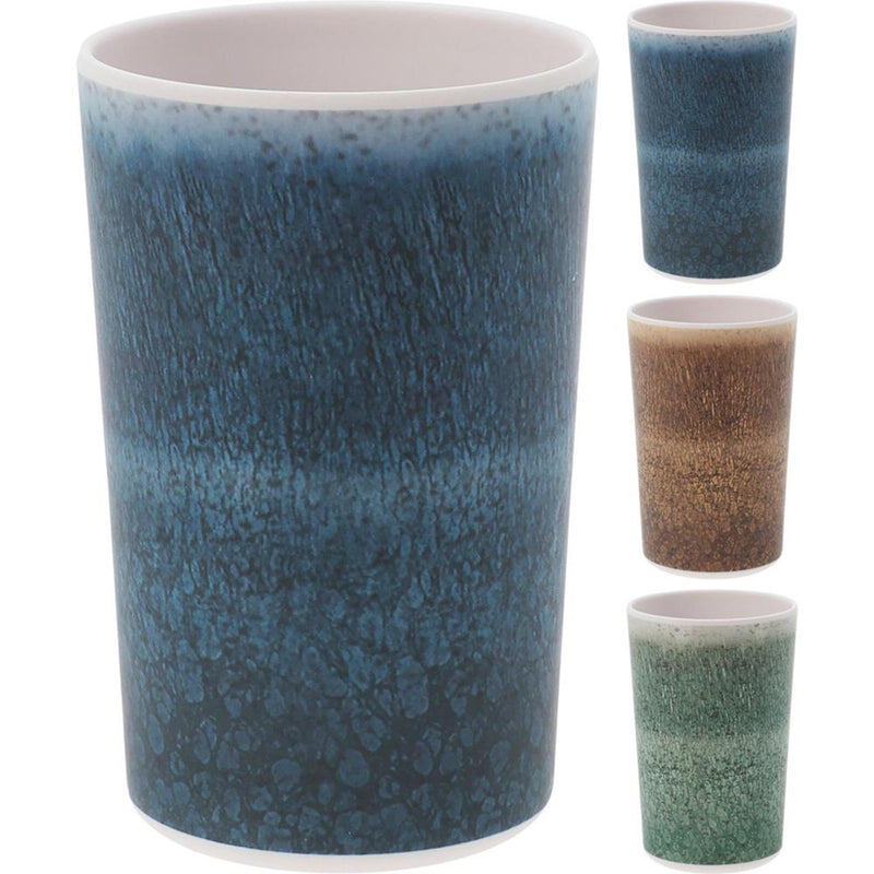 Afbeelding laden in galerijviewer, Excellent houseware beker melamine 8xh11cm in 3 assorti kleuren
