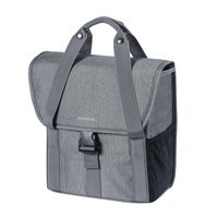 Basil GO - single bicycle bag - 16 liters - gray