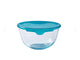 Pyrex mengkom met deksel 2l ø21cm