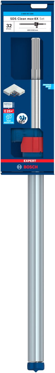 Bosch expert sds clean max-8x hamerboorset 32 x 400 x 650