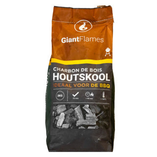 Giant flames fsc houtskool 3 kg | 2 stuks