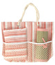 Strandtas met strandmat en kussen