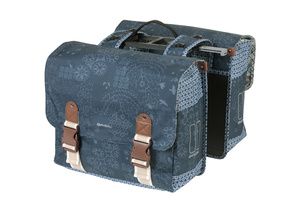 Basil Bohème MIK - double bicycle bag - 35 liters - blue