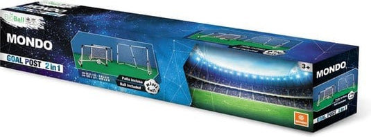 Mondo voetbal goal 2 in 1 183x121 cm groot