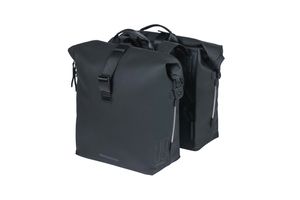 Basil SoHo - Nordlicht double bicycle bag - 41 liters - night black