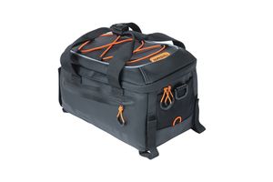Basil Miles Tarpaulin - luggage carrier bag - 7 liters - black/orange
