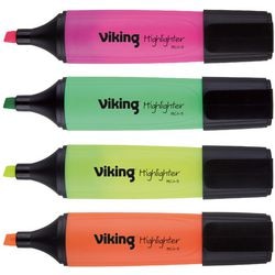 Markeerstift niceday hc1-5 kleurenassortiment 4 stuks