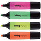 Tekstmarker viking hc1-5 kleurenassortiment 4 stuks