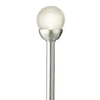 Load image into Gallery viewer, Solarlamp tuinsteker rvs glas bol transparant

