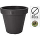 Bloempot ek rond 40 cm serie
