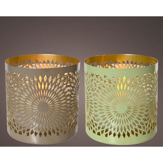 Load image into Gallery viewer, Solar candle lights ijzer flame effect 2 assorti | 12 stuks
