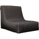 Opblaasbare sofa donker grijs 70x90x70 cm