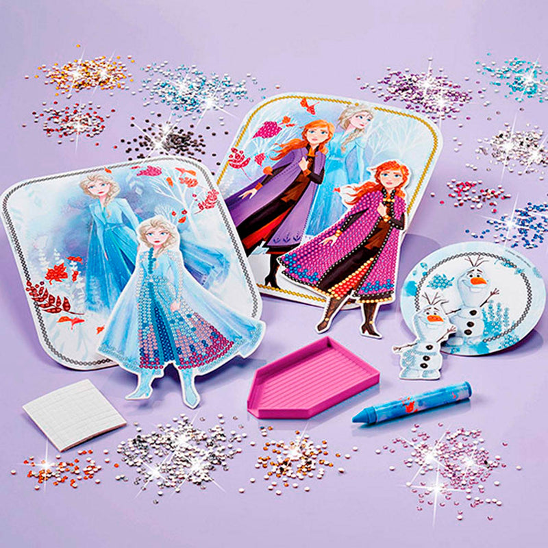 Load image into Gallery viewer, Totum Disney Frozen 2 - 3D kaarten met Strassteentjes

