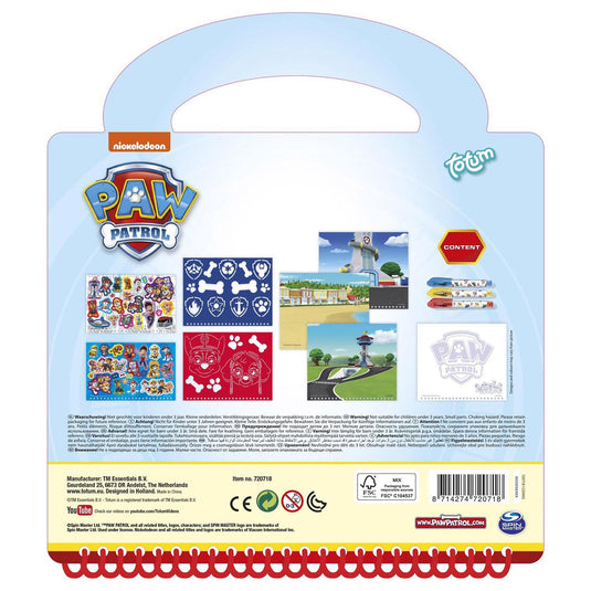 Totum paw patrol designer activity book
