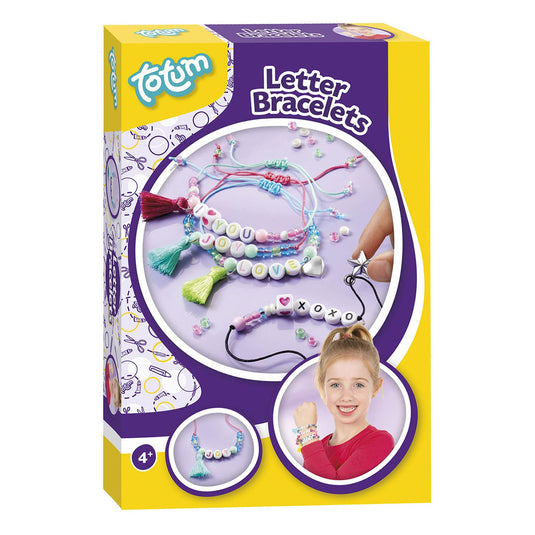 Totum letter armbanden maken