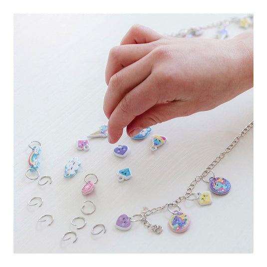 Totum eenhoorn - puffy bedelarmbandjes