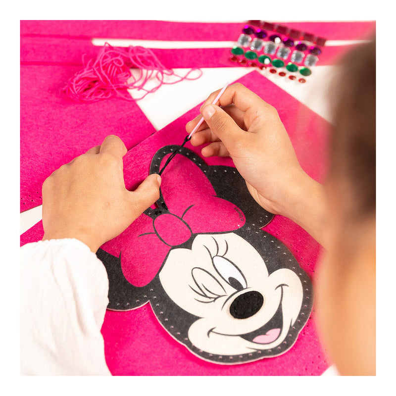 Load image into Gallery viewer, Totum Minnie Mouse - Maak je eigen Vilten Tas
