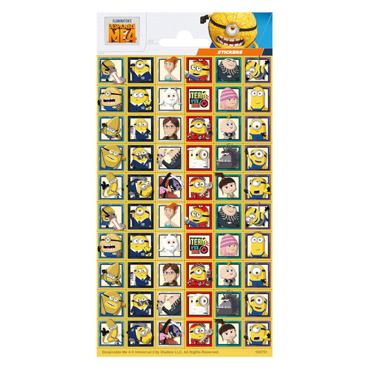 Totum stickervel despicable me 4